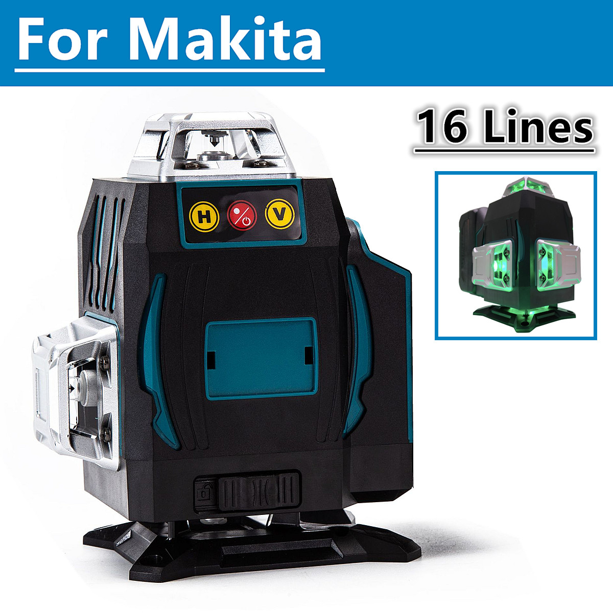 Power Tools Green Color - لماكيتا بطارية 18 فولت 16 خطوط