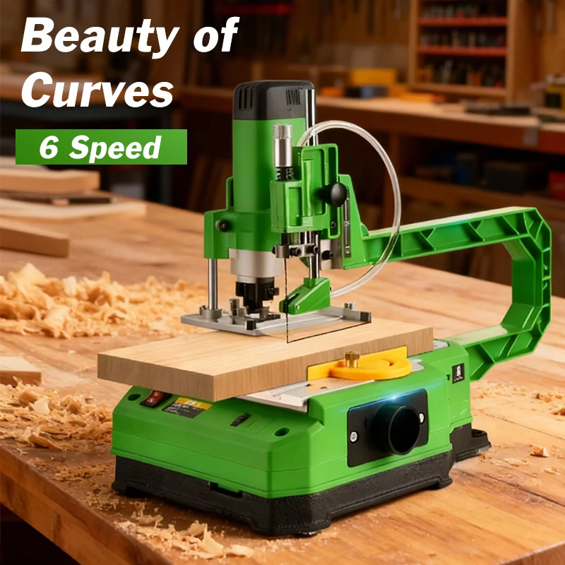 Scroll Saw Bench - منشار منحنى لسطح المكتب منشار تمرير