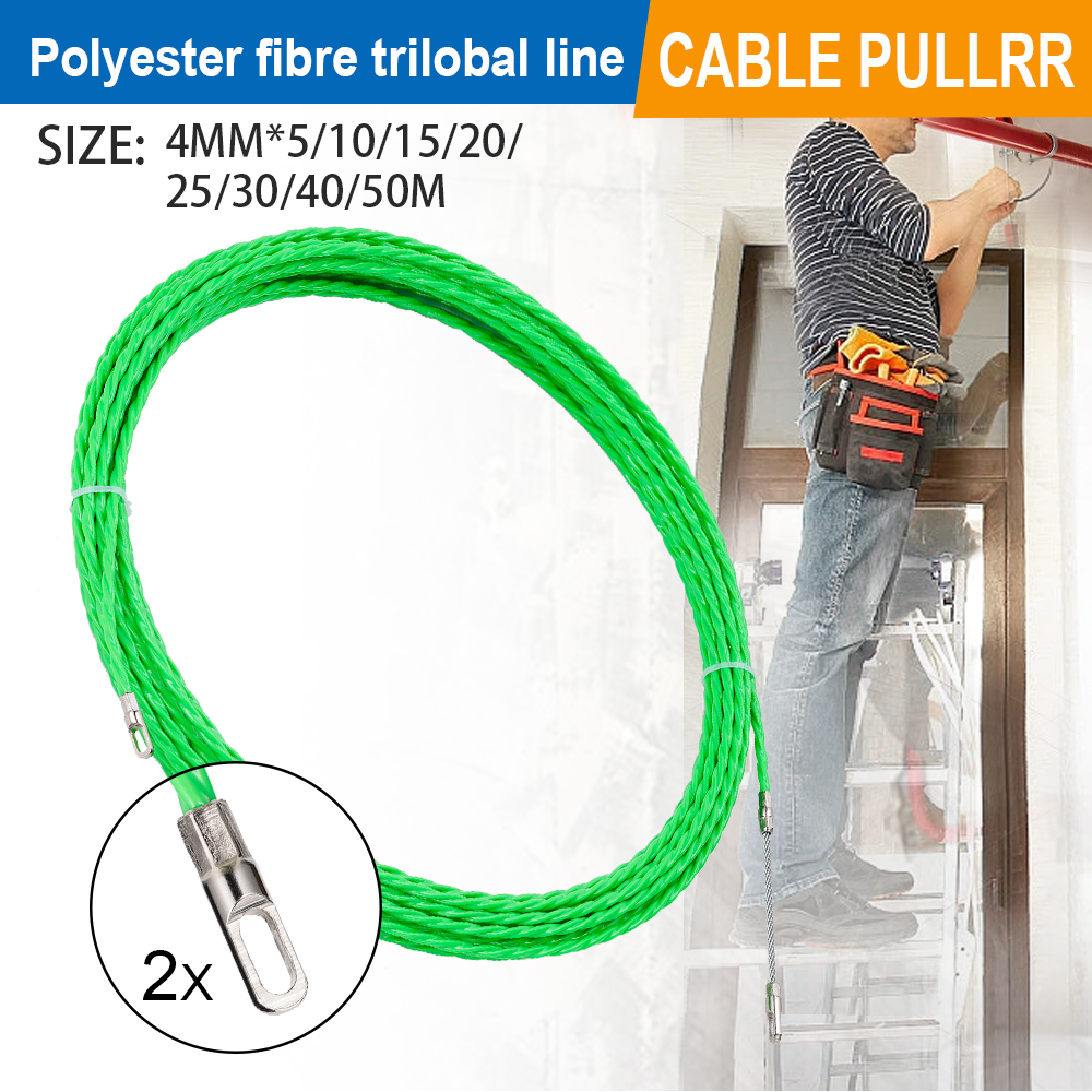 Power Tools Green Color - شريط سحب كابلات من الألياف الزجاجية