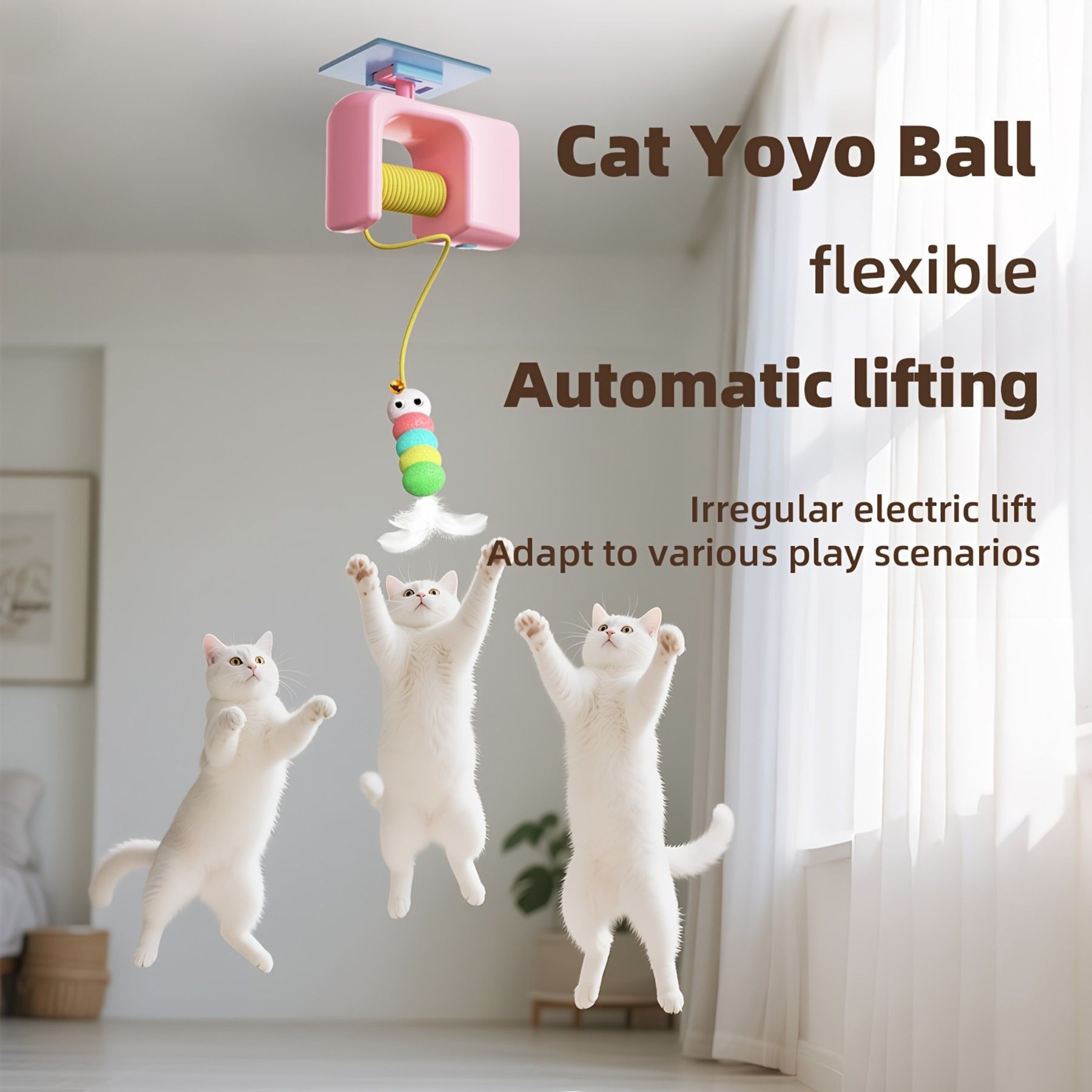 Power Tools Cat - الكهربائية التفاعلية القط إغاظة عصا لعبة