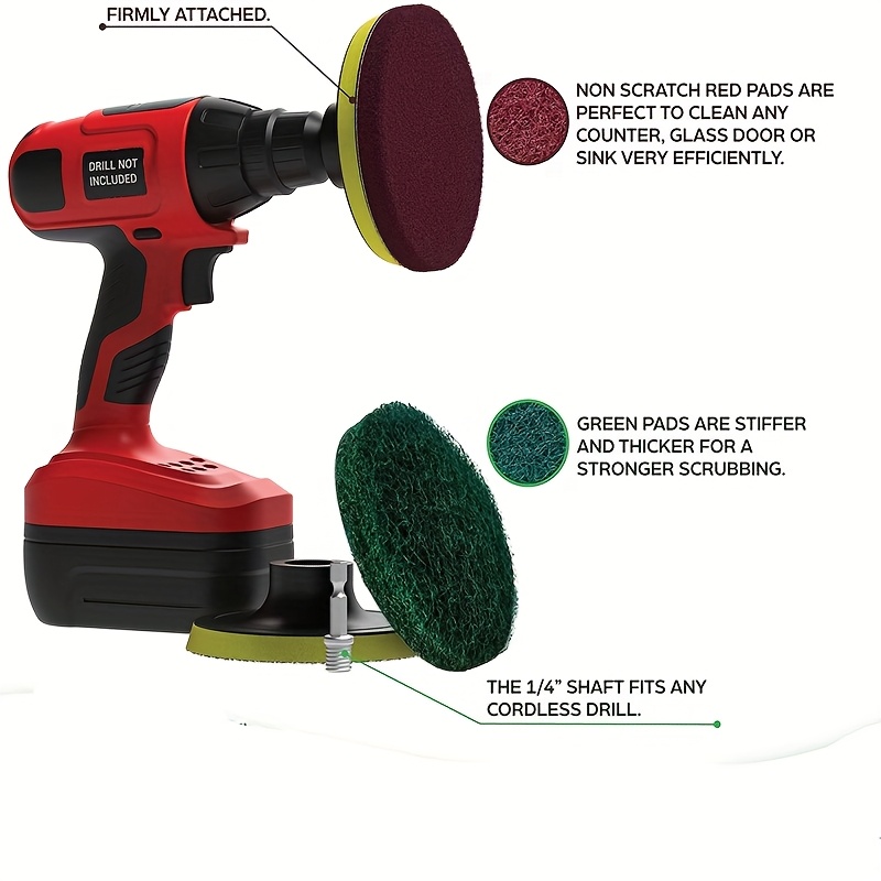 طقم فرشاة تنظيف كهربائية للسيا - مراجعة Power Tools Jobs وسعره