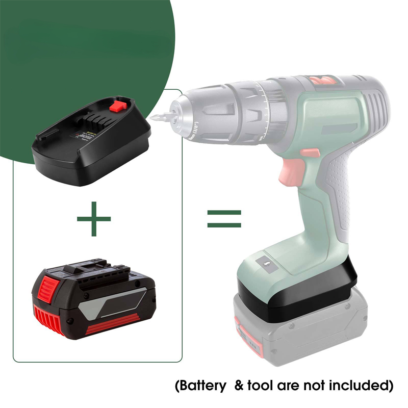 محول بطارية لـ Bosch/Dewal/Mak - مراجعة Power Tools Green Color وسعره