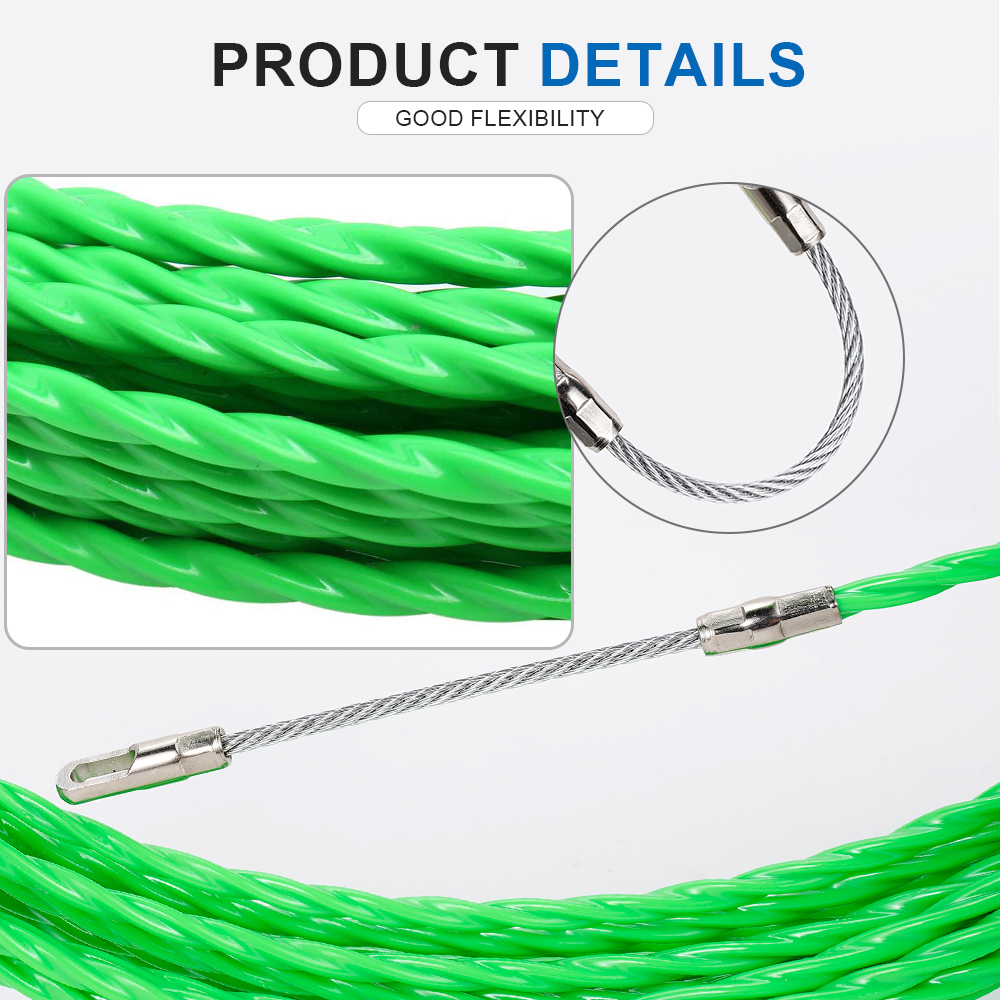 شريط سحب كابلات من الألياف الز - مراجعة Power Tools Green Color وسعره