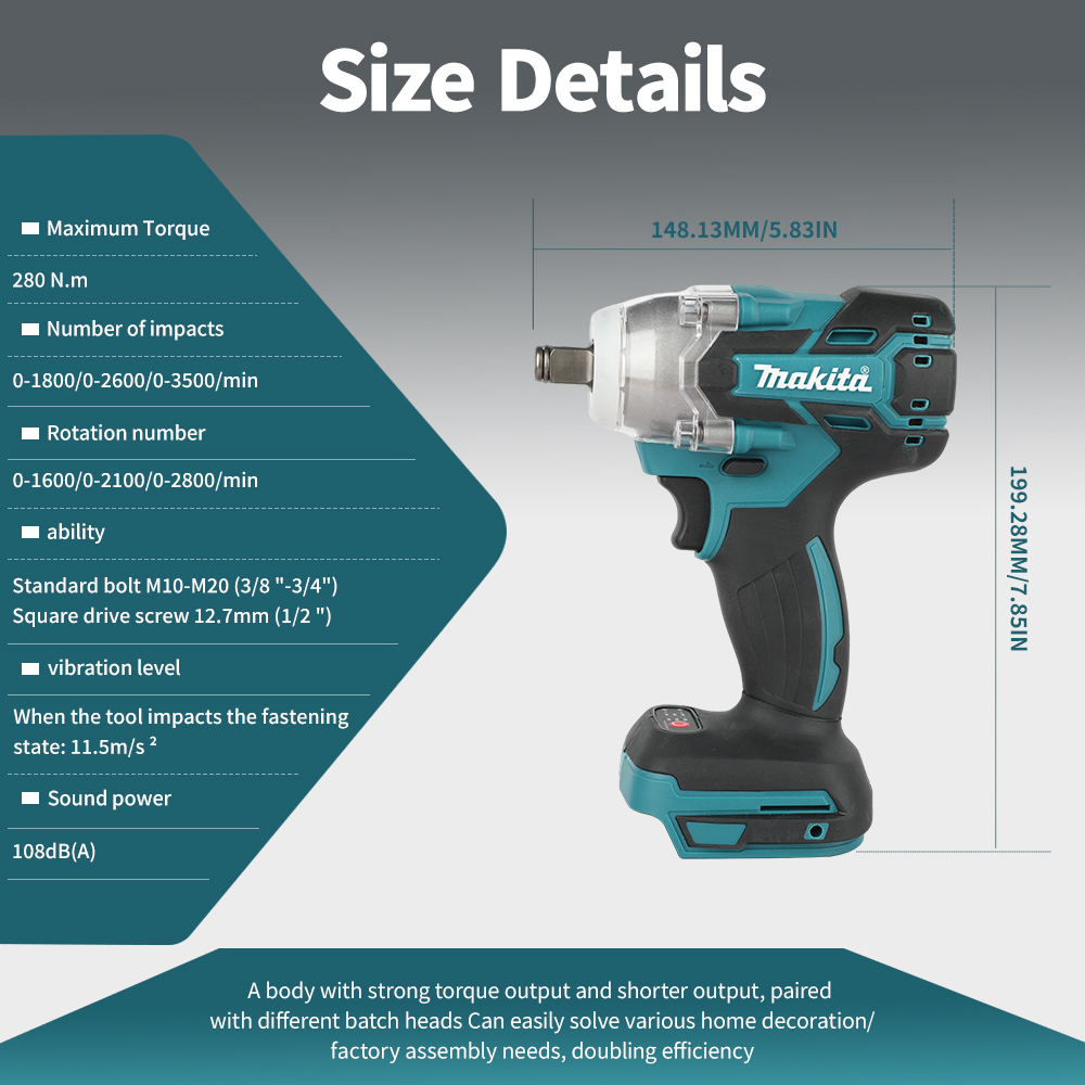 مجموعة أدوات ماكيتا DTW285+DTD - مراجعة Combo Power Tools وسعره