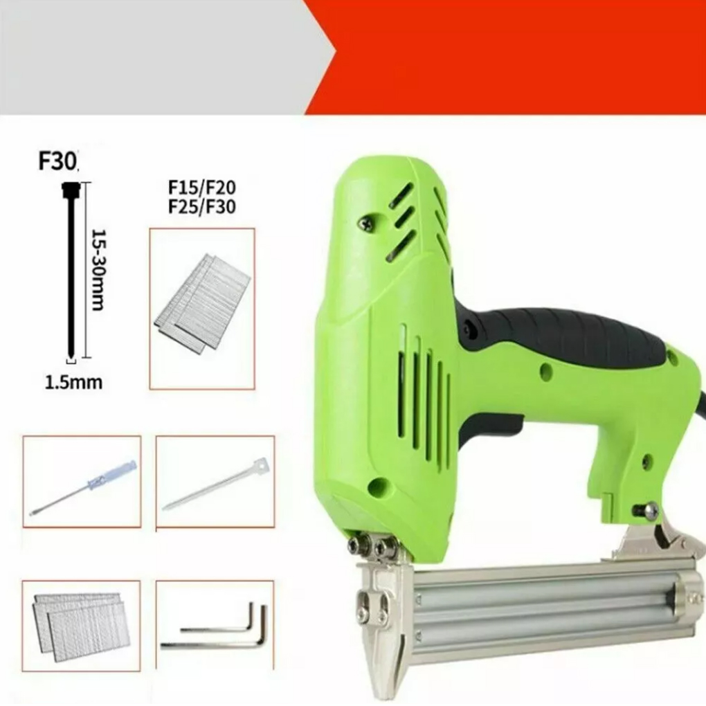 F30 الكهربائية مسدس مسامير دبا - مراجعة Staple Gun Electric وسعره
