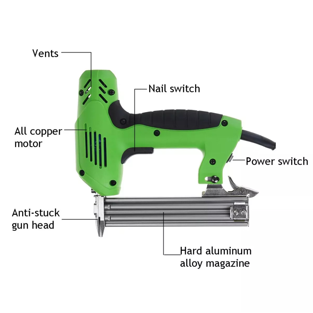 F30 الكهربائية مسدس مسامير دبا - مراجعة Staple Gun Electric وسعره