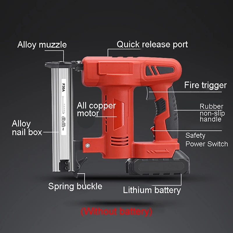 الكهربائية اللاسلكية مسدس مسام - مراجعة Staple Gun Electric وسعره